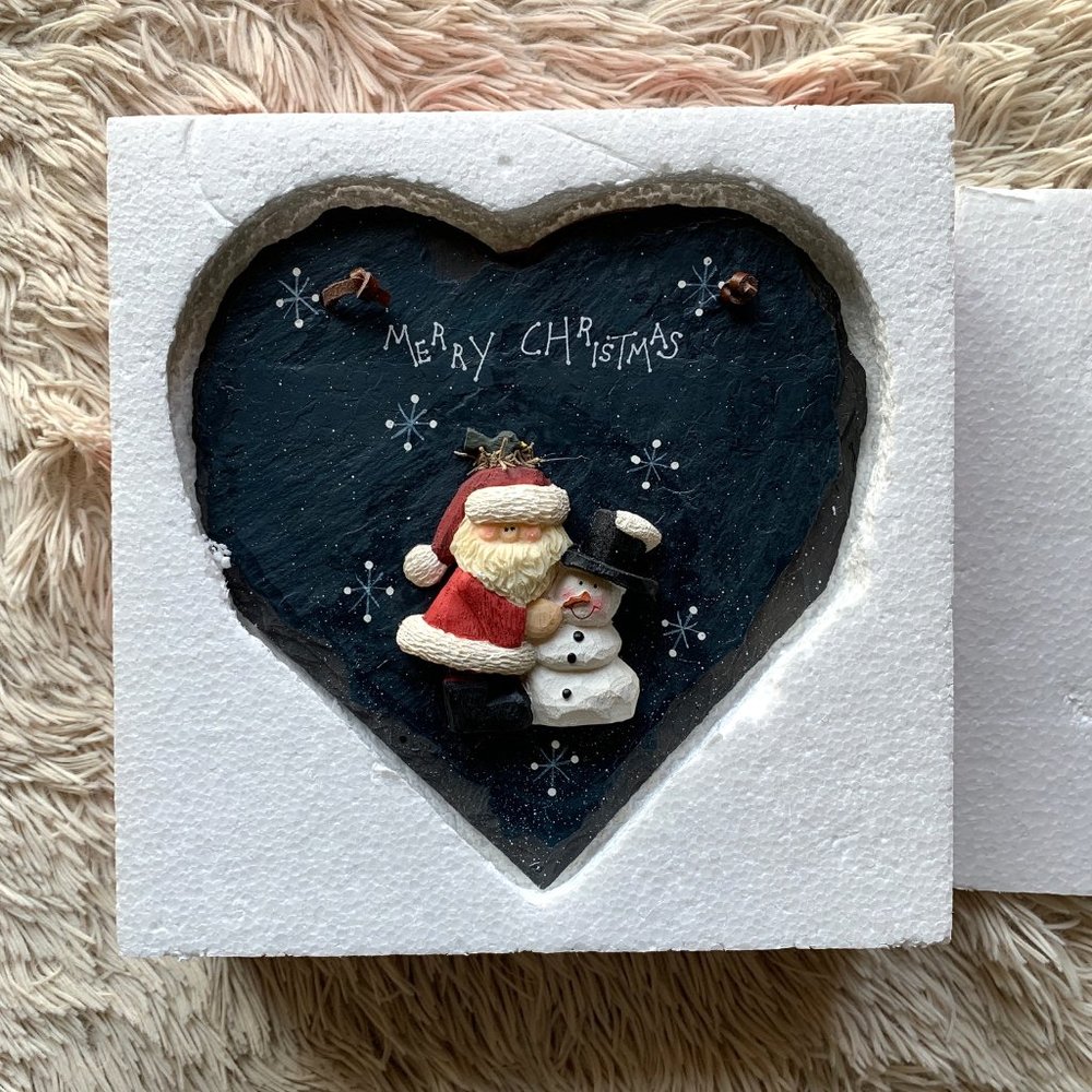 SANTA & SNOWMAN WALL HANGING - Picture 5 of 7